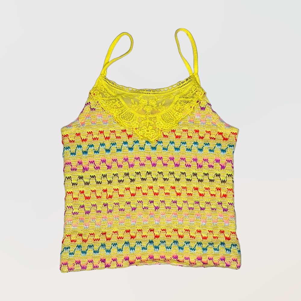 Free People Sz S Heartbreak Rochelle Tank Top
Yellow